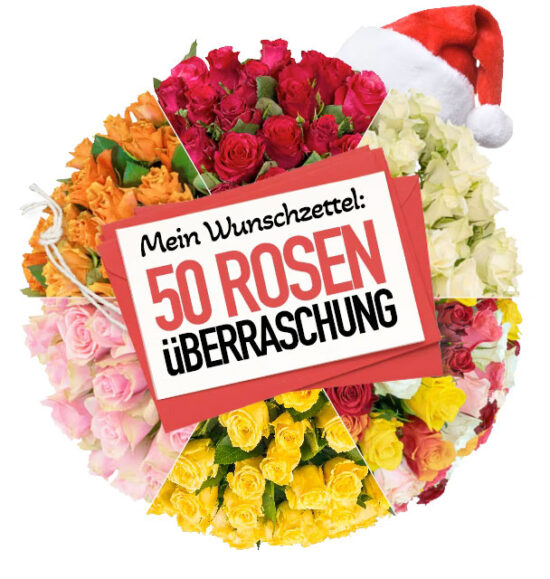 überraschung rosenstrauß angebot