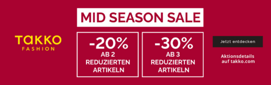 Gutschein Takko Online-Shop Deal Angebot